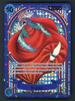 NM Buggy (SP - Silver) The Azure Sea's Seven OP09-051 EN One Piece Card B2 - Image 1