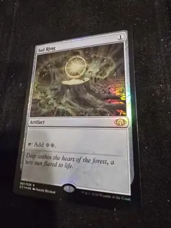 Magic: The Gathering Sol Ring NM Commander Collection: Green Foil - Image 3