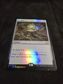 Magic: The Gathering Sol Ring NM Commander Collection: Green Foil - Image 4