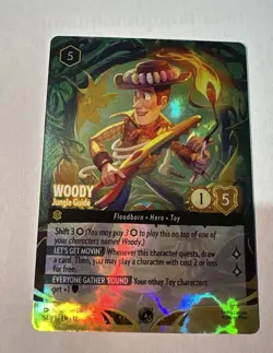 Lorcana Woody Jungle Guide Championship 54/P3 Promo Brand New Foil top 8 English - Image 1