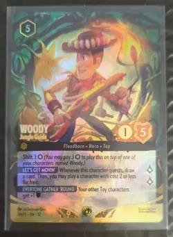 Lorcana Woody Jungle Guide Championship 54/P3 Promo Brand New Foil top 8 English - Image 1