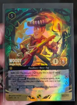Lorcana Woody Jungle Guide Championship 54/P3 Promo Brand New Foil top 8 English - Image 1