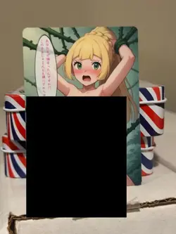 (V-2) Lillie Pokemon Lewd Anime Doujin Waifu Card AGC CCG - Image 2