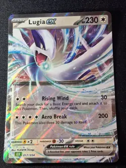 Lugia ex 017/034 Trading Card Game Classic Holo - Image 2