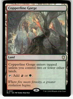 MTG - Copperline Gorge Commander: Bloomburrow - Image 1