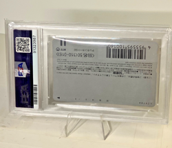 1998 POKEMON CENTER PHONE CARD MEWTWO STRIKES BACK VERTICAL PSA 9 - Image 2