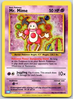 Mr. Mime Holo Classic Collection Trading Card Game Classic 013/034 NM - Image 1
