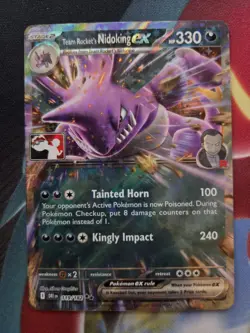 Team Rocket's Nidoking ex 119/182 Prize Pack Series Cards Holo - Image 1