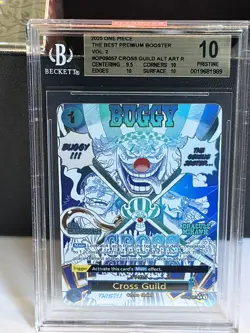 Cross Guild OP09-057 One Piece Card Rare Alt Art PRB-02 English BGS 10 - Image 1