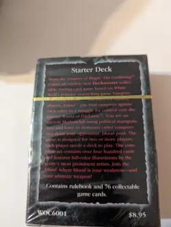 Jyhad Starter Deck Wizards of the Coast Factory Sealed Vampire Card Game - Image 3