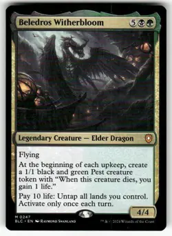 MTG - Beledros Witherbloom Commander: Bloomburrow - Image 1