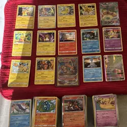 Nintendo Pokemon TCG 300 Card Lot 2016-2024 - Image 1