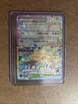 Leafeon ex 006/131 Prismatic Evolutions Stamp Pokemon Card Holo NM SEALED - Image 2