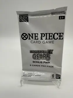 One Piece Starter Deck EX Gear 5 Bonus Pack SEALED English 3 Cards Luffy OP - Image 2