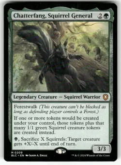MTG - Chatterfang, Squirrel General Commander: Bloomburrow - Image 1