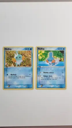 Spanish Mudkip 59/109 Pokemon Cards -NM Set Of 2 - Image 1