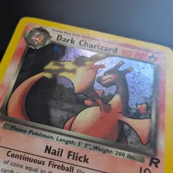Dark Charizard Pokemon Card Team Rocket 4/82 Holo Rare WOTC 2000 LP English - Image 3