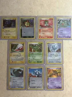 Pokemon 46 Card Lot STAMPED, HOLO - Ex Delta Species, Holon Phantoms, Unlimited - Image 1