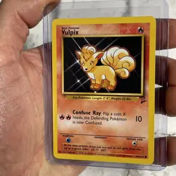 Vulpix Non-Holo 2000 WOTC Pokemon Card 99/130 Base 2 Set NM/MT Vintage Common - Image 2