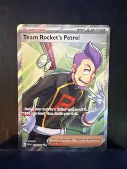 Team Rockets Petrel Ultra Rare Card 226/182 Destined Rivals Series - Image 2