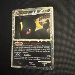 Umbreon (Prime) 86/90 Undaunted Holo - Pokemon Trading Card 2010 LP/NM - Image 2