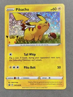 Pikachu SWSH039 SWSH: Sword & Shield Promo Cards Holo NM - Image 1