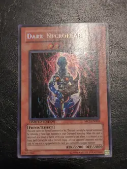 Yu-Gi-OH! SECRET RARE CARD DARK NECROFEAR MC1-EN005 NM/VLP - Image 1