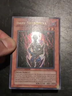 Yu-Gi-OH! SECRET RARE CARD DARK NECROFEAR MC1-EN005 NM/VLP - Image 2
