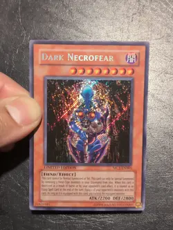 Yu-Gi-OH! SECRET RARE CARD DARK NECROFEAR MC1-EN005 NM/VLP - Image 4