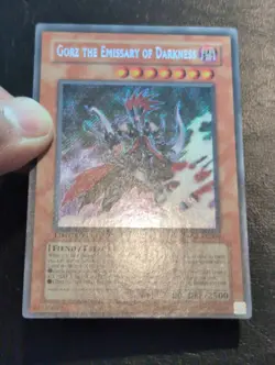 Yu-Gi-Oh! SECRET RARE CARD GORZ THE EMISSARY OF DARKNESS DLG1-EN000 VLP - Image 3