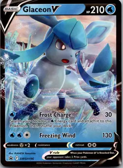 Glaceon V - Holo Promo SWSH: Sword & Shield Promo Cards SWSH196 NM - Image 1