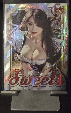 Goddess Story DR Sweets Girl 09 Holo Foil Waifu Anime Doujin Thick Card NM - Image 1