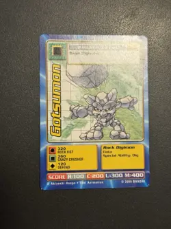 Digimon Gotsumon Tb-01 Taco Bell Promo Card 2000 - Image 3