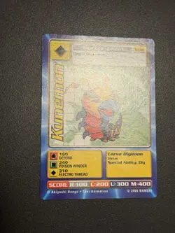 Digimon Kunemon Tb-02 Taco Bell Promo Card 2000 - Image 3