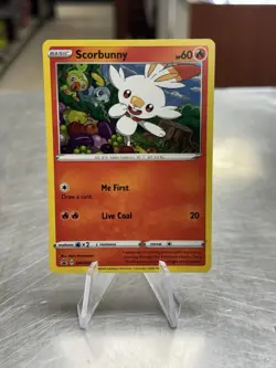 Pokemon - Scorbunny Holo - SWSH071 - Black Star Promo Card - Image 1