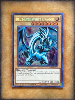 Yugioh Blue-Eyes White Dragon CT14-EN002 Secret Rare Limited Edition NM - Image 1
