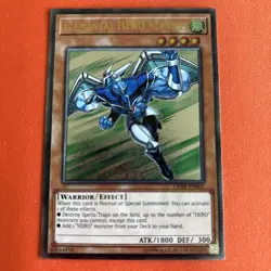 Yu-Gi-Oh! ULTIMATE RARE ELEMENTAL HERO STRATOS OP09-EN001 - Image 1