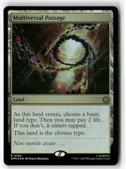Multiversal Passage Foil MTG Magic Spiderman - Image 1