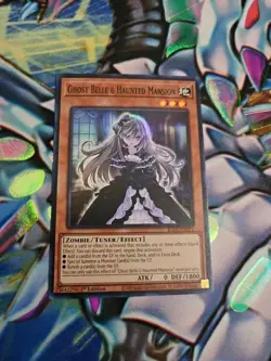 Yu-Gi-Oh! Ghost Belle & Haunted Mansion RA01-EN011 Super Rare 1st Ed NM - Image 1