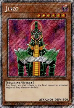 Jinzo 2002 Yu-Gi-Oh! Pharaoh's Servant Secret Rare 1st Edition - Image 1