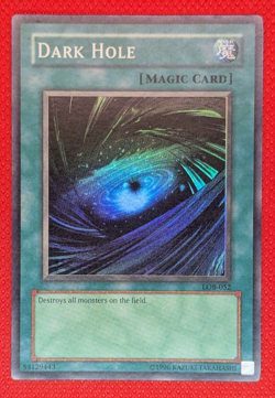 YU-GI-OH! LOB-052 Dark Hole Legend of Blue Eyes White Dragon Super Rare PL - Image 1