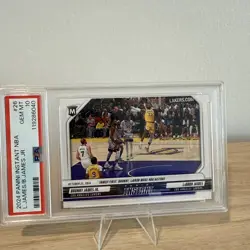 PSA 10 LeBron & Bronny James 2024 Panini Instant #26 Father/Son Duo - Lakers - Image 1
