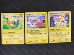 Mareep 94/132 + Ampharos 1/132 + Flaaffy 50/132 Secret Wonders Non Holo - Image 1