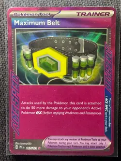 Maximum Belt Holo ACE SPEC Rare SV: Prismatic Evolutions 117/131 NM - Image 1