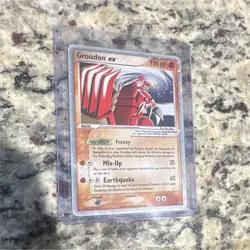 Groudon ex 93/101 EX Hidden Legends Holo Rare Holo EX English 2006 100 HP - Image 1