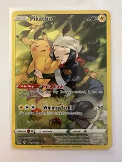 Pokemon Pikachu TCG Lost Origin Trainer Gallery TG05/TG30 Near Mint Condition - Image 1