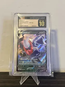 CGC Pristine 10 Darkrai V Swsh10 Astral Radiance 2022 Holo Ultra Rare EN - Image 1