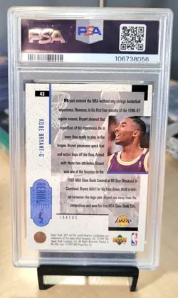 1996-97 Upper Deck UD3 - Aerial Artists Kobe Bryant #43 (RC) - PSA 8.5 - Image 2