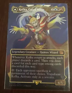 Kefka, Court Mage (0543) (Borderless) (Surge Foil) Final Fantasy Foil - Image 1