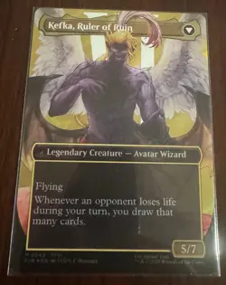 Kefka, Court Mage (0543) (Borderless) (Surge Foil) Final Fantasy Foil - Image 2